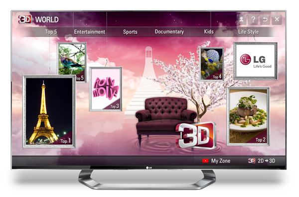 az LG CINEMA 3D Smart TV