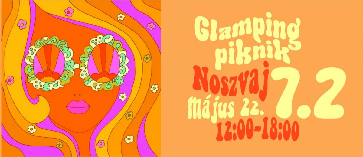 glamping piknik plakát